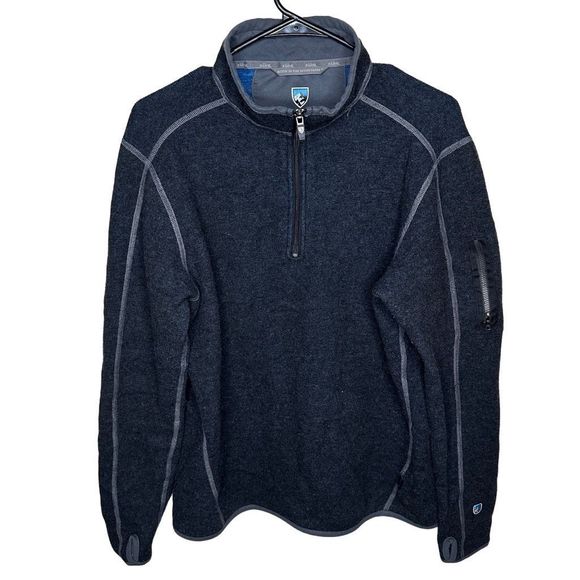 Kuhl 1/4 Zip Mens Sweater Medium - Picture 1 of 5